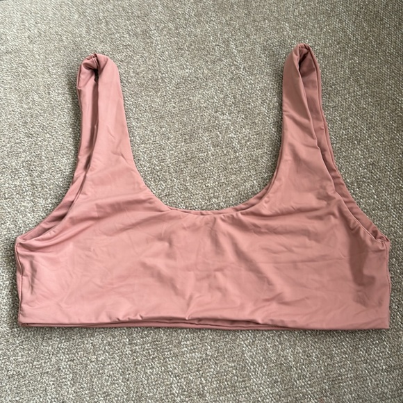 ✨DANIELLE GUIZIO Visions Bikini Top Color Blush Pink - Picture 6 of 6